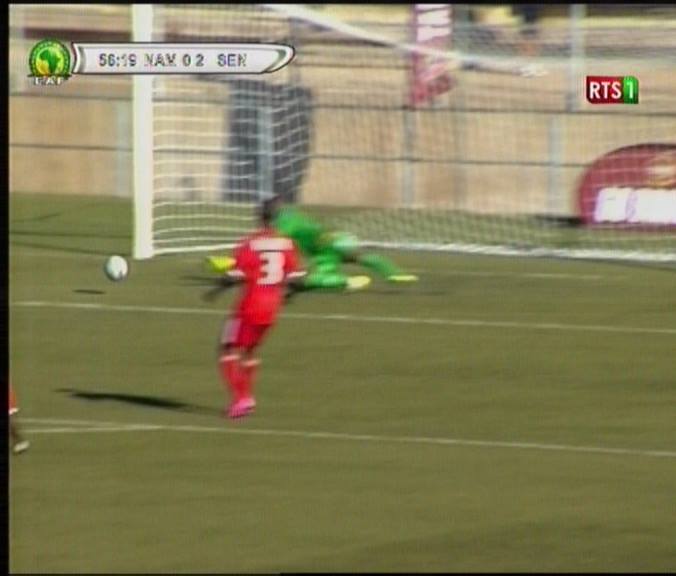 Vidéo-Namibie-Sénégal (0-2)  But de Sadio Mane d&rsquo;une belle frappe.