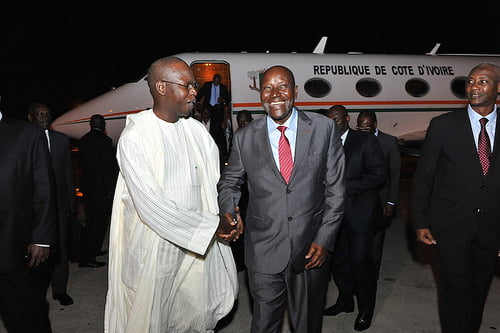 6 photos-Le Premier ministre ivoirien accueilli à Dakar par Mahammad Dionne