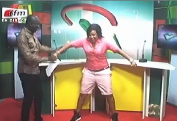 (Vidéo) Le « Garouwalé » de Amina Poté aux autres animatrices télé