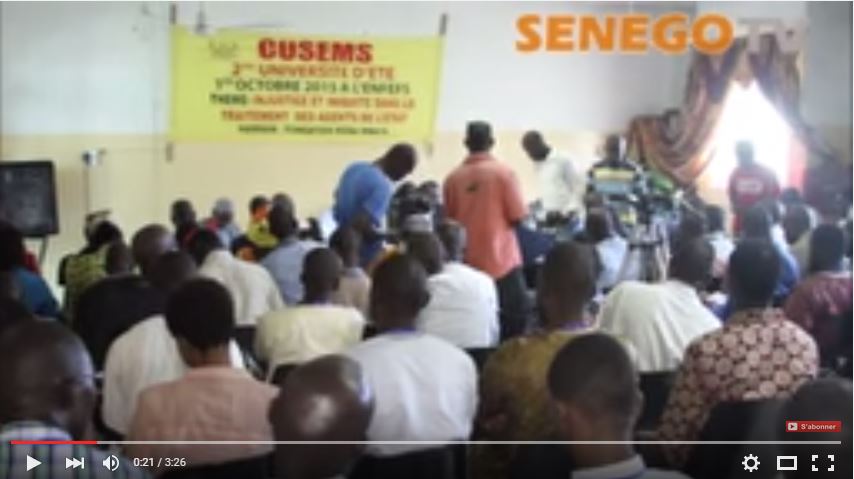 Le Cusems s’insurge contre le Gouvernement qui n’a pas respecté ses engagements
