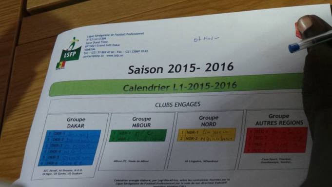Ligue 1et 2: Voici le calendrier de la 1ère journée (démarrage 7 nov.)