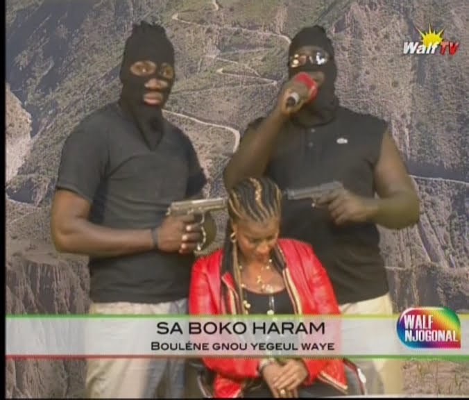 Vidéo: Sa Ndiogou en mode Boko haram. Regardez