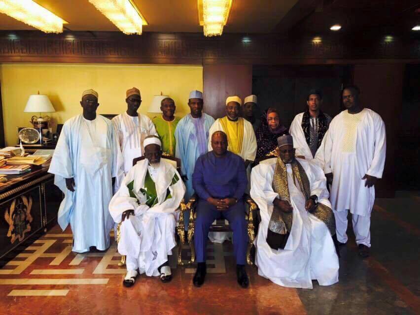 Le Khalife général de Médina Baye reçu en audience par le chef de l’Etat du Ghana