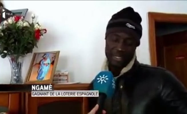 Vidéo: cet immigré sénégalais gagne une loterie espagnole de 400.000 euros