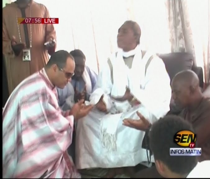 Vidéo- En difficulté avec la justice, Luc Nicolai rend visite à son marabout, Serigne Abdou Karim Mbacké