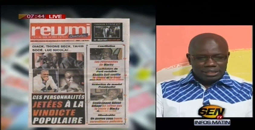 Vidéo: Diack,Thione Seck,Taibe Socé et Luc Nicolai jetés à la vindicte populaire