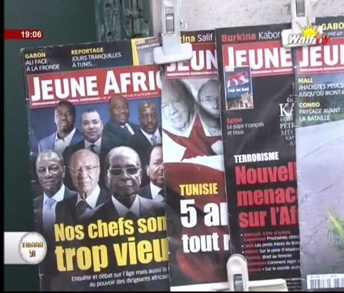 Vidéo: Le magazine Jeune Afrique est le plus vendu dans les kiosques aujourd’hui au Sénégal