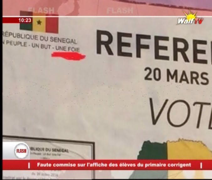 Video. Faute commise sur les affiches: Les élèves du Primaire corrigent…