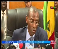 Vidéo- Affaire Walf : Les precisions du ministre de l’interieur Abdoulaye Daouda Diallo