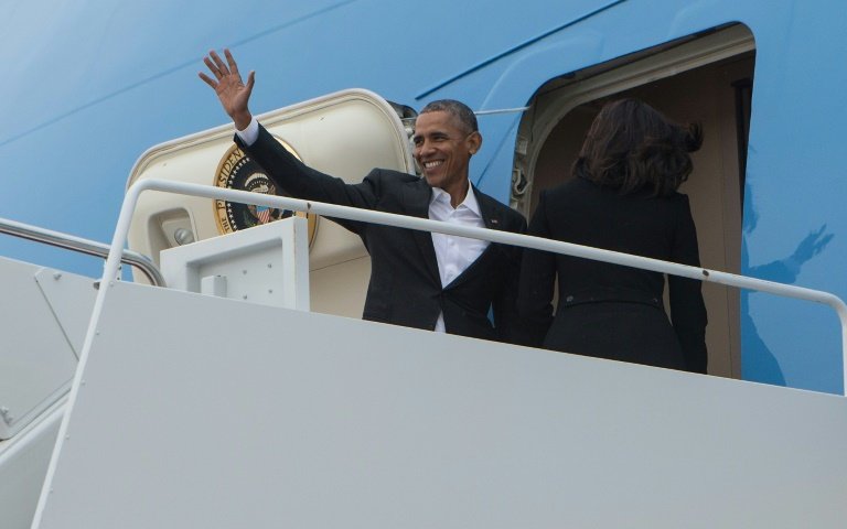 Barack Obama arrivé en famille à Cuba pour une visite historique