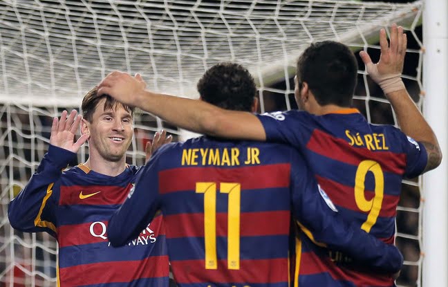 8e de finale retour LDC: La MSN fait le boulot contre Arsenal (3-1)