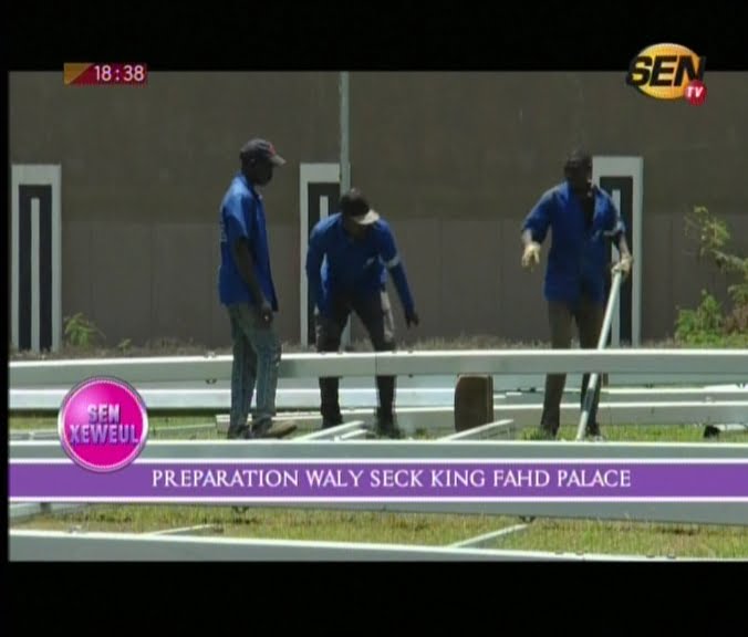 Vidéo: Les préparatifs vont bon train au King Fahd Palace pour l’anniversaire de Waly