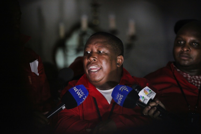 Afrique du Sud: l'opposant Malema appelle à la fin des privilèges des blancs