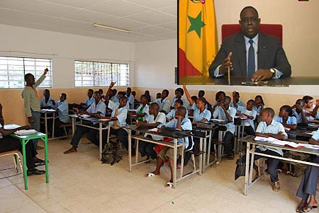 Macky Sall appelle les acteurs de l’école à travailler pour la stabilité et l’apaisement