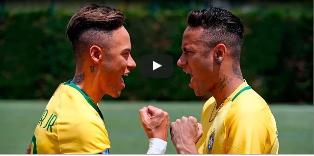 Vidéo : Quand Neymar fait face à Neymar. Regardez.