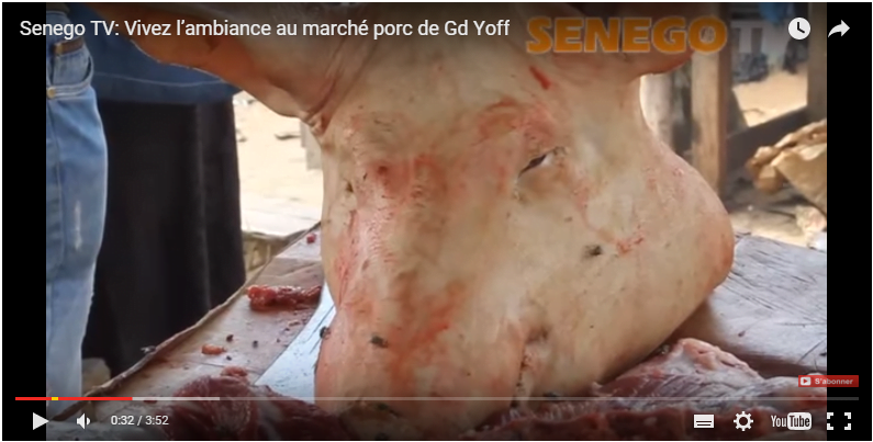 Saisie de viande de porcs: 1179 kg estimés à 4 millions à Grand Yoff
