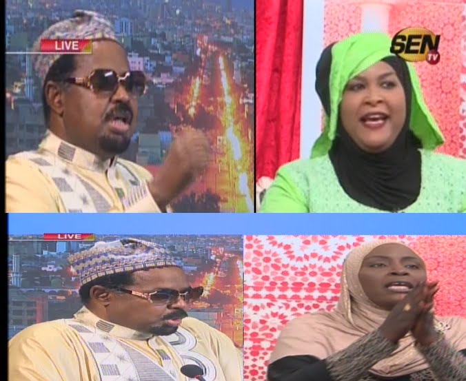 Vidéo : Echanges houleux entre Ahmed Khalifa Niasse et des femmes sur SentTv