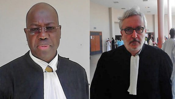 Les avocats de Habré face à la presse, lundi