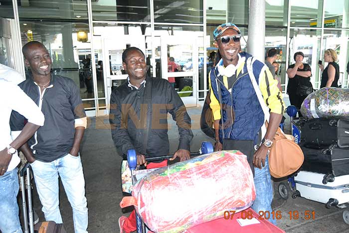Arrivée Pape Diouf et la Génération consciente à New York (2)