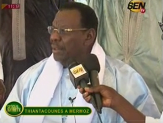 Vidéo: La déclaration de Cheikh Béthio Thioune après la prière de Korité 2016