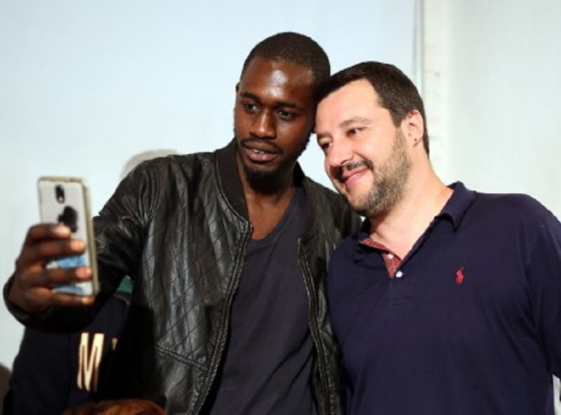 Italie : L’émigré Paolo Diop menacé de mort par les modou modou pour sa sympathie au leader de l’extrême droite