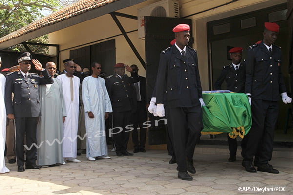La Nation a rendu un dernier hommage au brigadier-chef Racine Diène tué à Bangui
