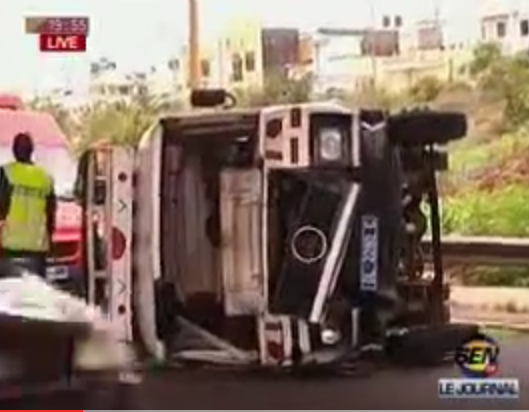Vidéo- Grave accident à hauteur de Colobane : Plusieurs blessés graves