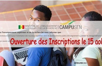 Inscription des nouveaux bacheliers : les serveurs de Campus Sen saturés dès le premier jour