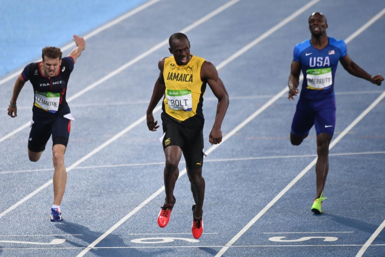 JO-2016/Athlétisme: Usain Bolt remporte la finale du 200m