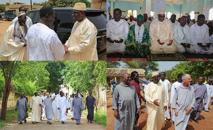 Popenguine : Macky Sall à la mosquée et chez la communauté chrétienne