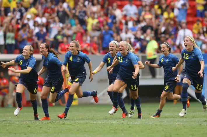Rio 2016 : Football féminin – La Suède élimine le Brésil et file en finale