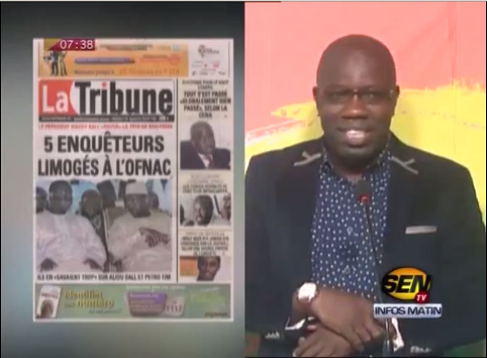 Vidéo – Revue de presse du 6 sept 2016 avec Ahmed Aidara sur la Sen Tv! Regardez !