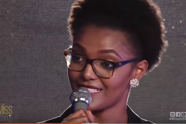 Vidéo: Une candidate de Miss Congo choque la toile avec ses propos. Regardez!