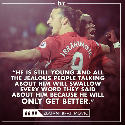 Zlatan Ibrahimovic: « ils sont jaloux de Pogba, mais ils vont… »