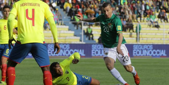 Mondial 2018 : Malgré un doublé de Pablo Escobar, la Bolivie concède le nul en Equateur