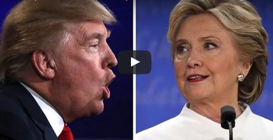 Vidéo : Les temps forts du débat Trump / Clinton – Regardez.