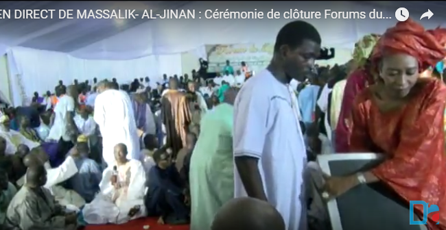 En direct de Massalikoul Djinaan: cérémonie de clôture Forum du Magal à Dakar