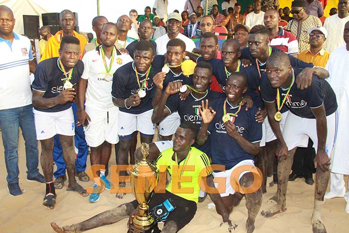 Beach Soccer: Golf remporte la 1ère édition du championnat national devant Ngor (7-4)