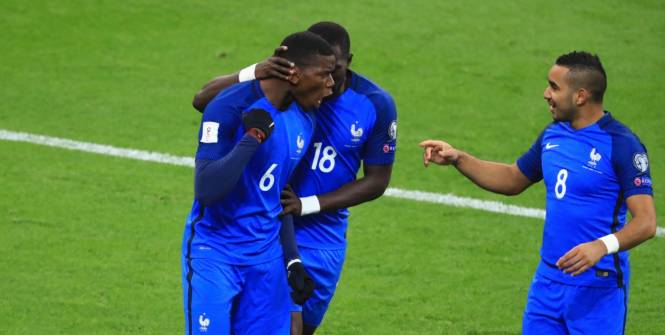 Qualifications CM 2018 : la France bat la Suède (2-1) avec des buts de Pogba et Payet