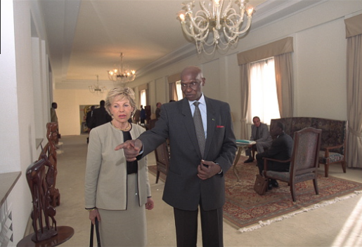 Photos: Wade aux premières heures de son installation au palais avec Viviane