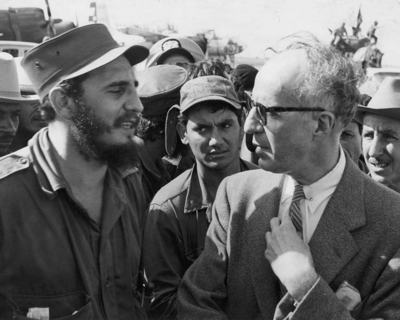 Document : en 1957, dans la Sierra Maestra, avec Fidel Castro