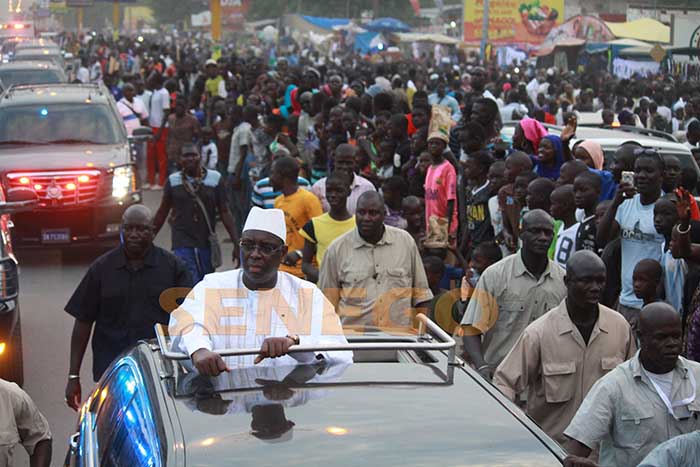 Vidéo: Le Président Macky Sall accueilli en grande pompe à Touba – Regardez