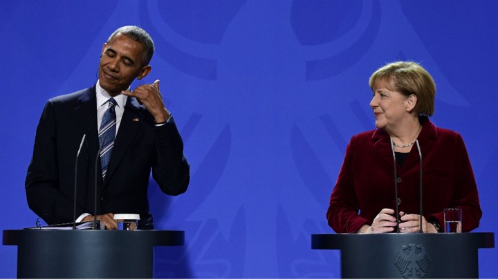 Berlin : Obama rend hommage à Merkel, «une partenaire extraordinaire»