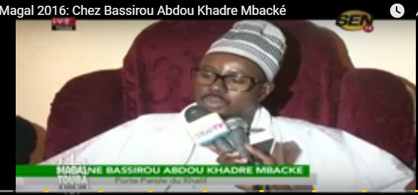 Vidéo – Magal 2016 : chez Bassirou Abdou Khadre Mbacké
