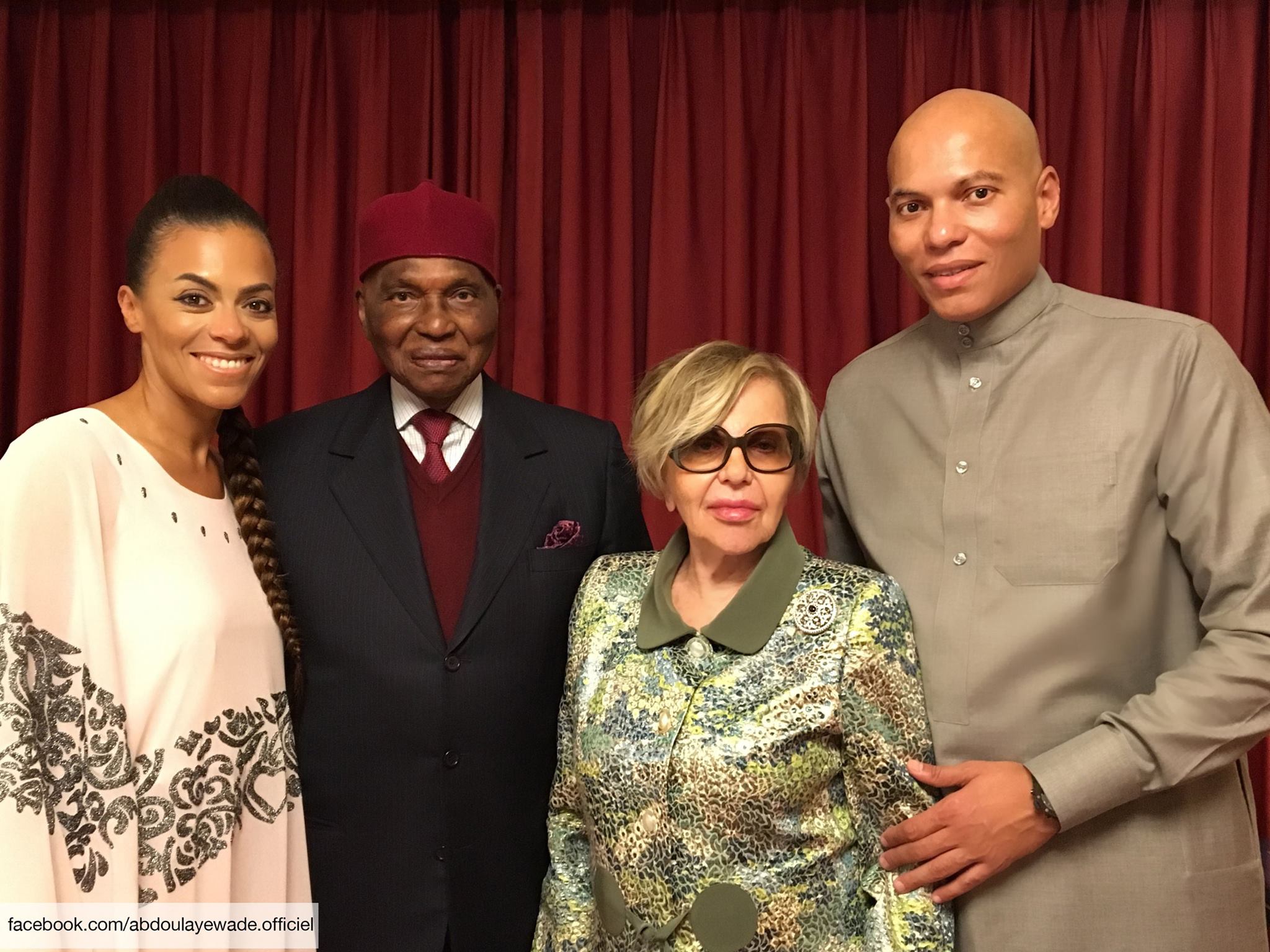 Arrêt sur image: Wade, Karim, Viviane et Sindiély réunis pour la première fois depuis quatre ans