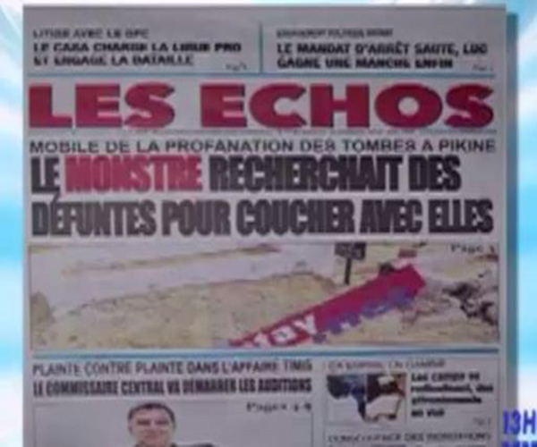 Vidéo –  Insolite : Le profanateur des tombes de Pikine couchait avec les cadavres qu&rsquo;il déterrait…Regardez.