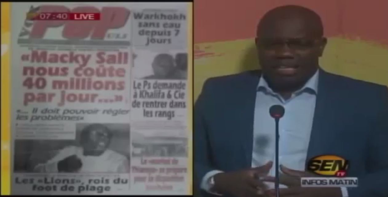 Vidéo – Revue De Presse D’Ahmed Aidara Du 19 décembre 2016…Regardez.