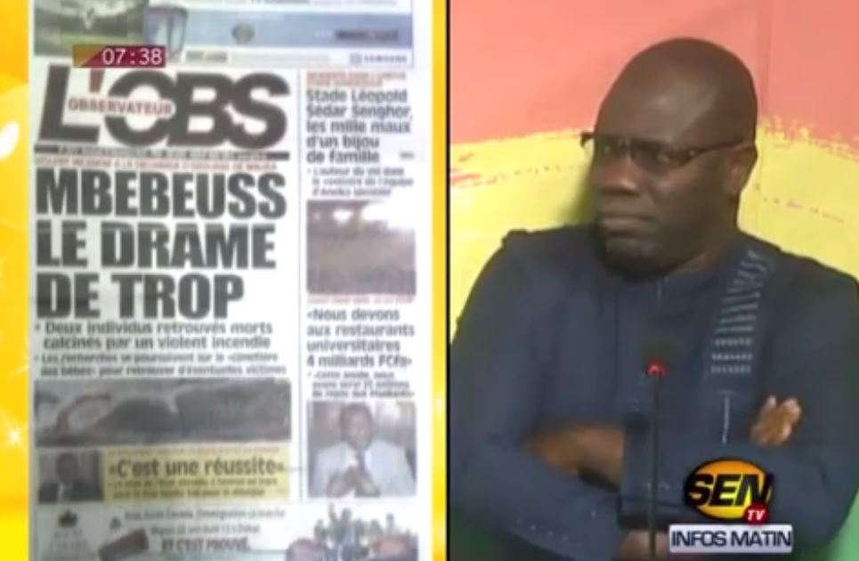 Vidéo – Revue de presse d&rsquo;Ahmed Aïdara du 23 déc 2016 Regardez!