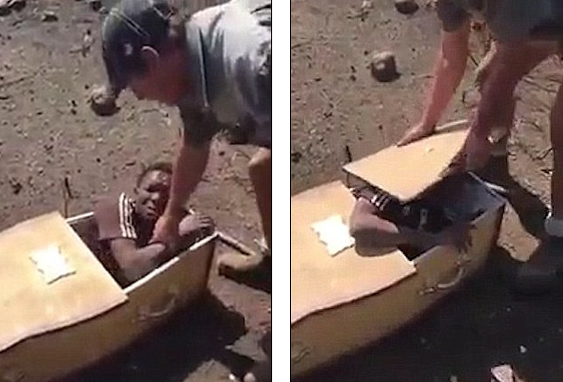 Afrique du Sud: 2 fermiers blancs enferment dans un cercueil un noir de 27 ans pour…