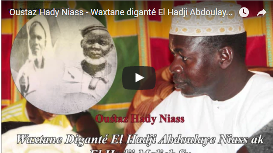 Audio: Hadi Niasse revisite les relations de El hadj Malick Sy et El hadj Abdoulaye Niasse